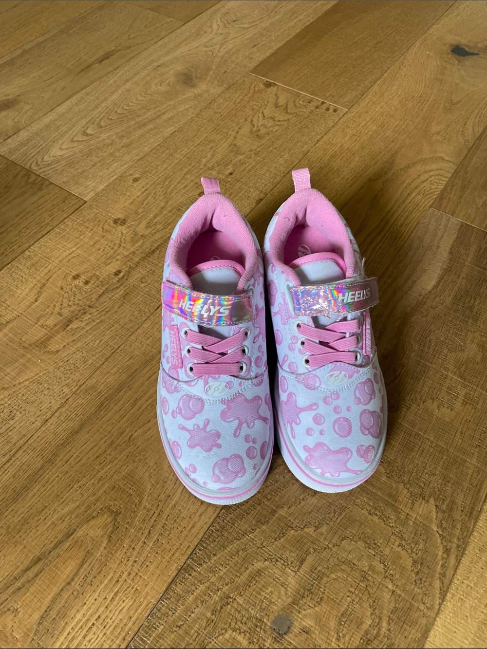 Heelys Girls Pink Bubble Print Sneakers